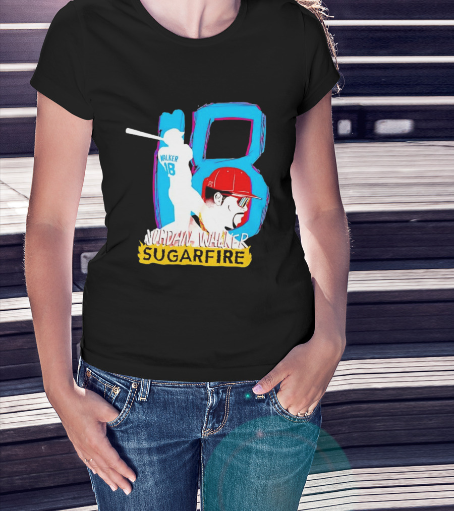 Jordan Walker Sugarfire St. Louis Cardinals Home Run Derby Champ 18 Baseball T-Shirt