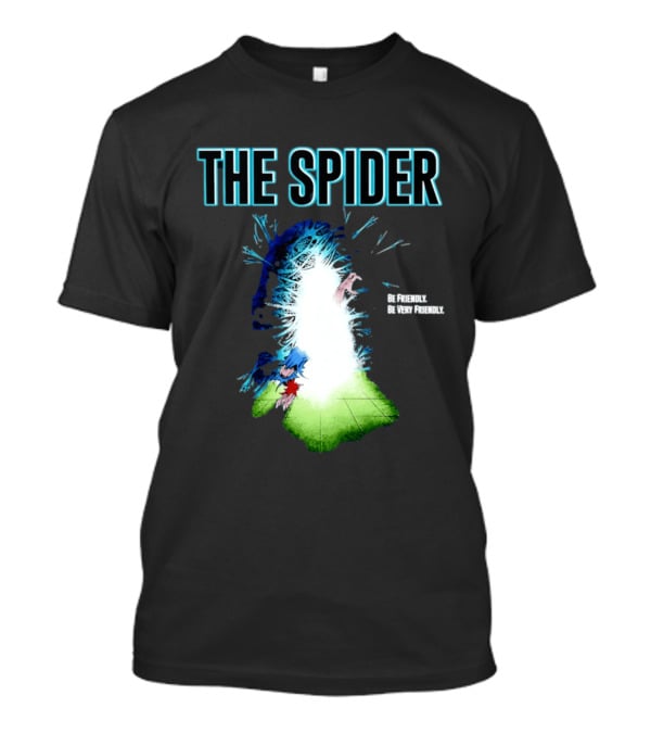 The Spider Be Friendly Be Very Friendly Comic Explosion T-Shirt