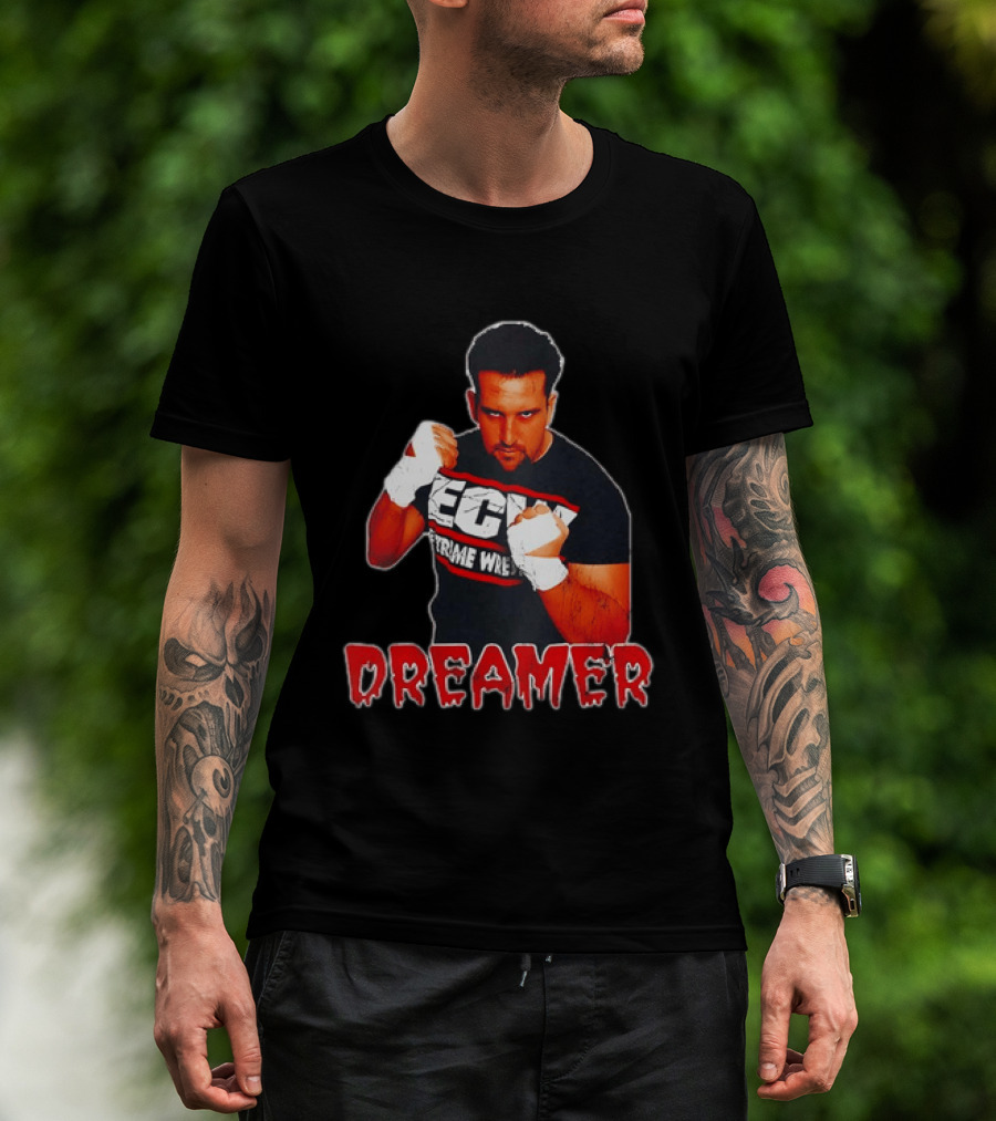 ECW Extreme Wrestling Tommy Dreamer Fighting T-Shirt