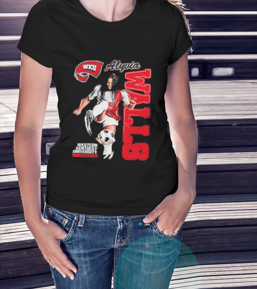 Western Kentucky University Soccer Alyvia Walls WKU T-Shirt