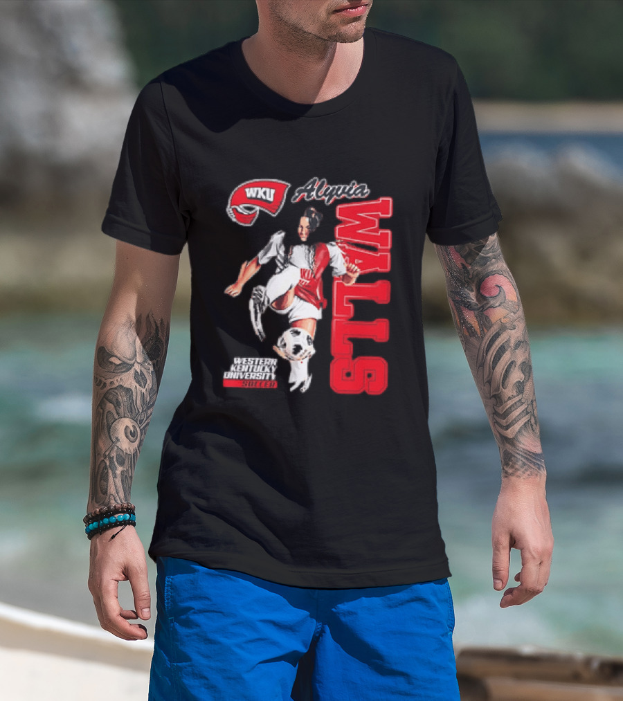 Western Kentucky University Soccer Alyvia Walls WKU T-Shirt