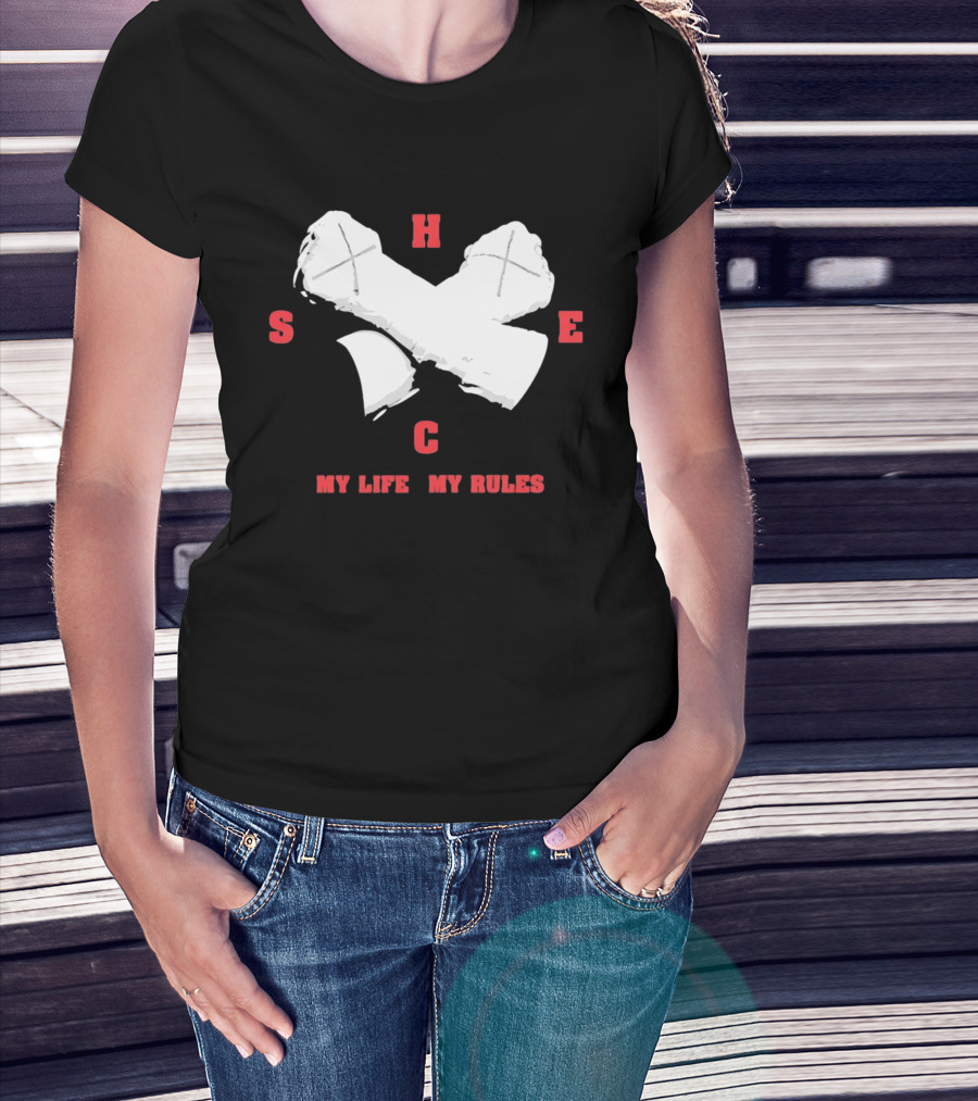 HSEC Crossed Axes My Life My Rules T-Shirt