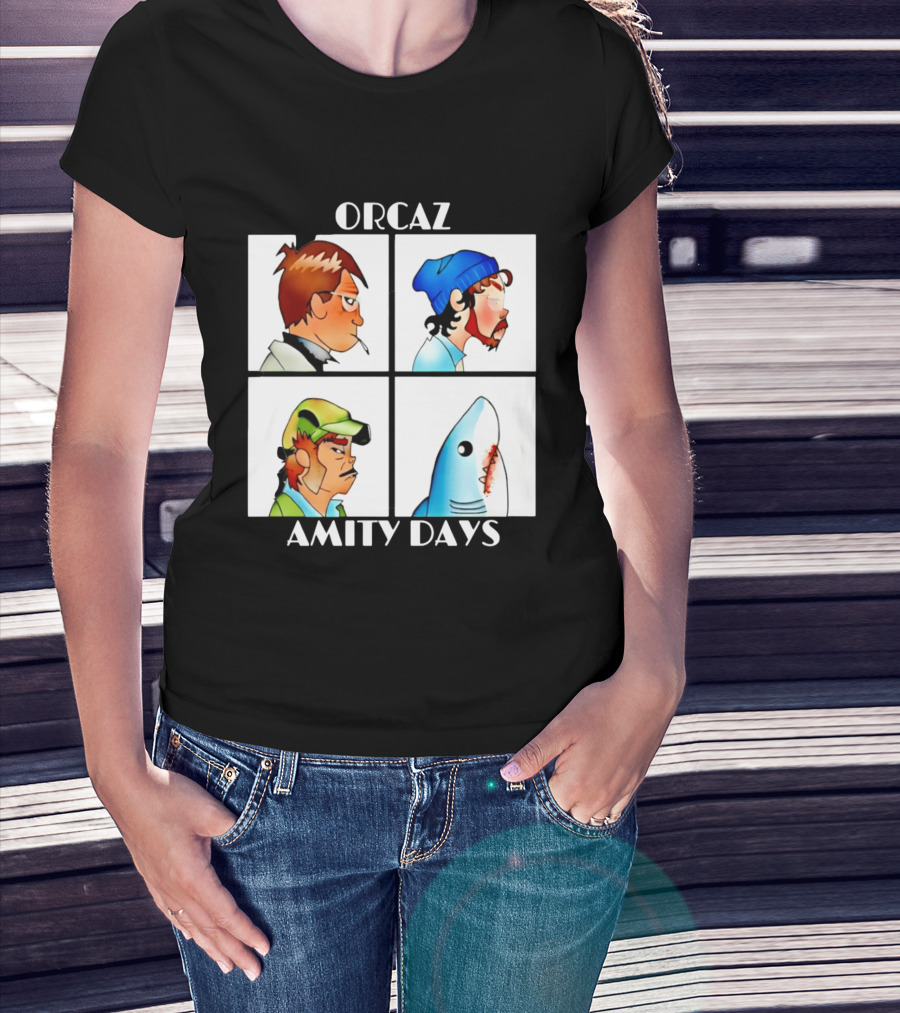Orcaz Amity Days Demon Days Jaws T-Shirt
