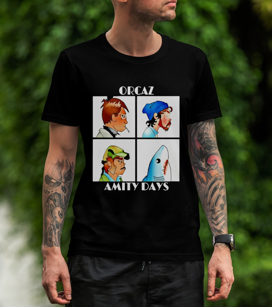 Orcaz Amity Days Demon Days Jaws T-Shirt