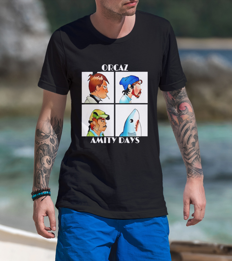 Orcaz Amity Days Demon Days Jaws T-Shirt