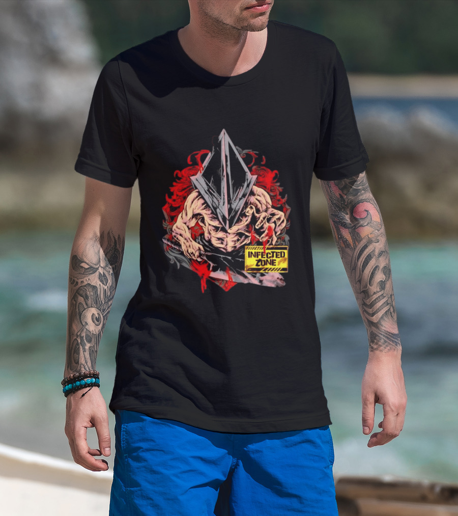 Pyramid Head Silent Hill Infected Zone Horror T-Shirt