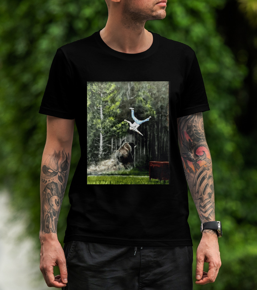 Raccoon Flaming Fart Chaos With Hippo And Unexpected Forest Flip T-Shirt