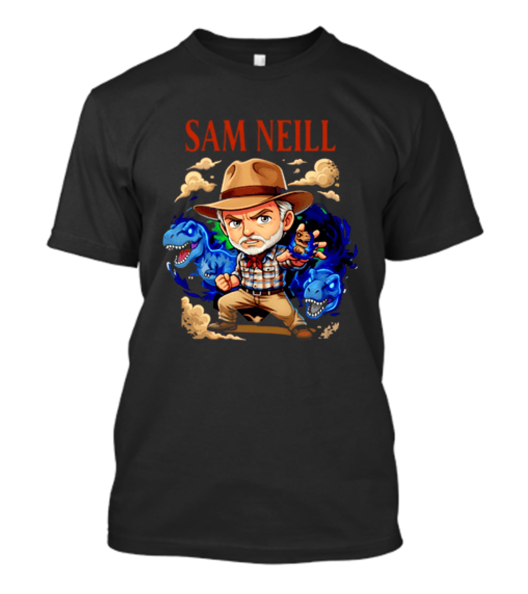 Rest In Peace Sam Neill 1947 2026 Anime Dinosaur Paleontologist Adventure T-Shirt