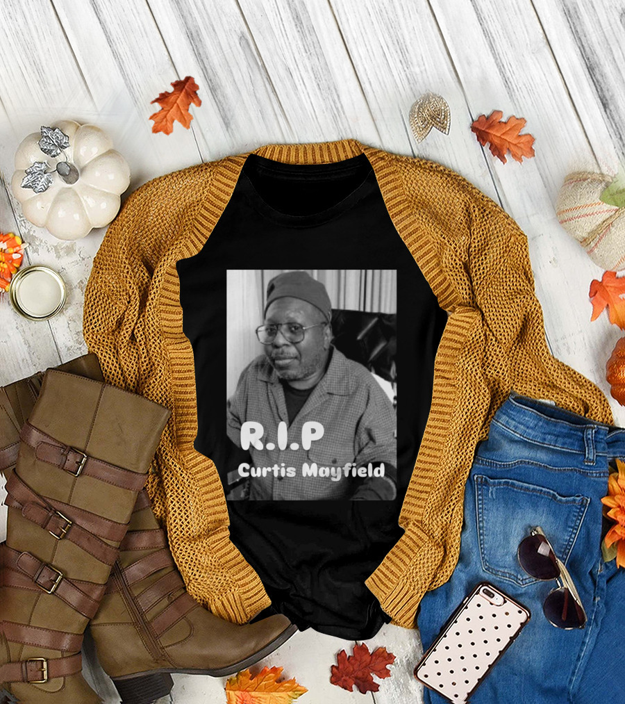 RIP Curtis Mayfield Memory July 13 1990 T-Shirt