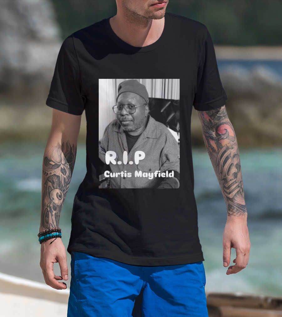 RIP Curtis Mayfield Memory July 13 1990 T-Shirt