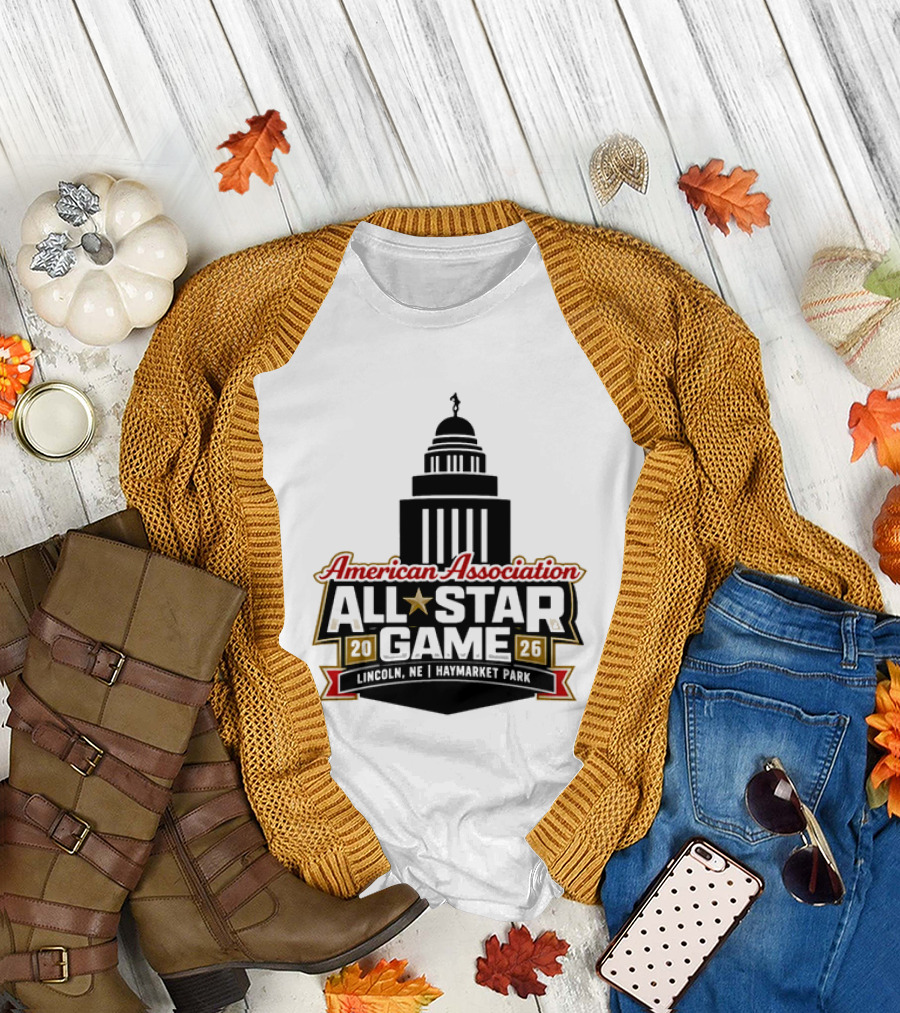 American Association All Star Game 2026 Haymarket Park Lincoln Nebraska Capitol Building T-Shirt