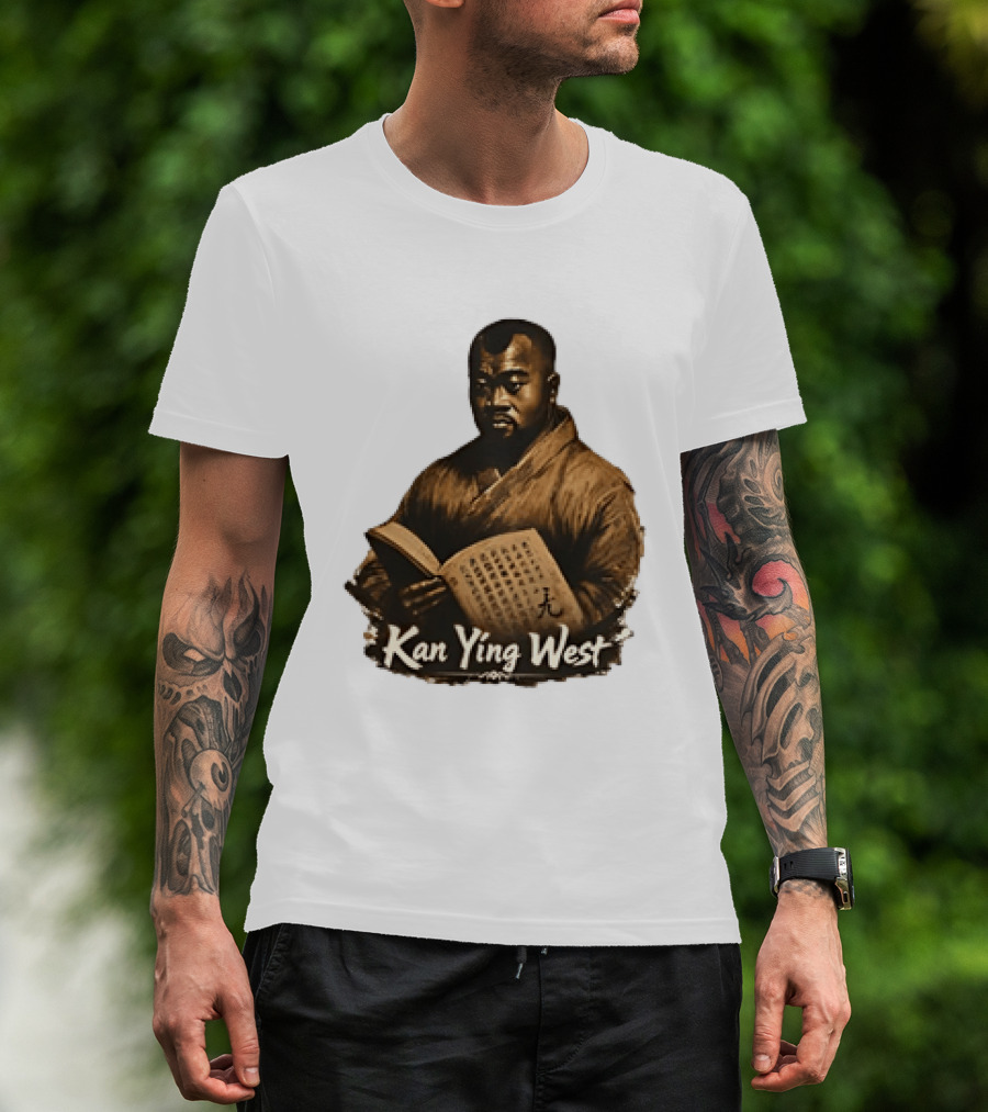 Kan Ying West Book Meme Kanye Mashup T-Shirt