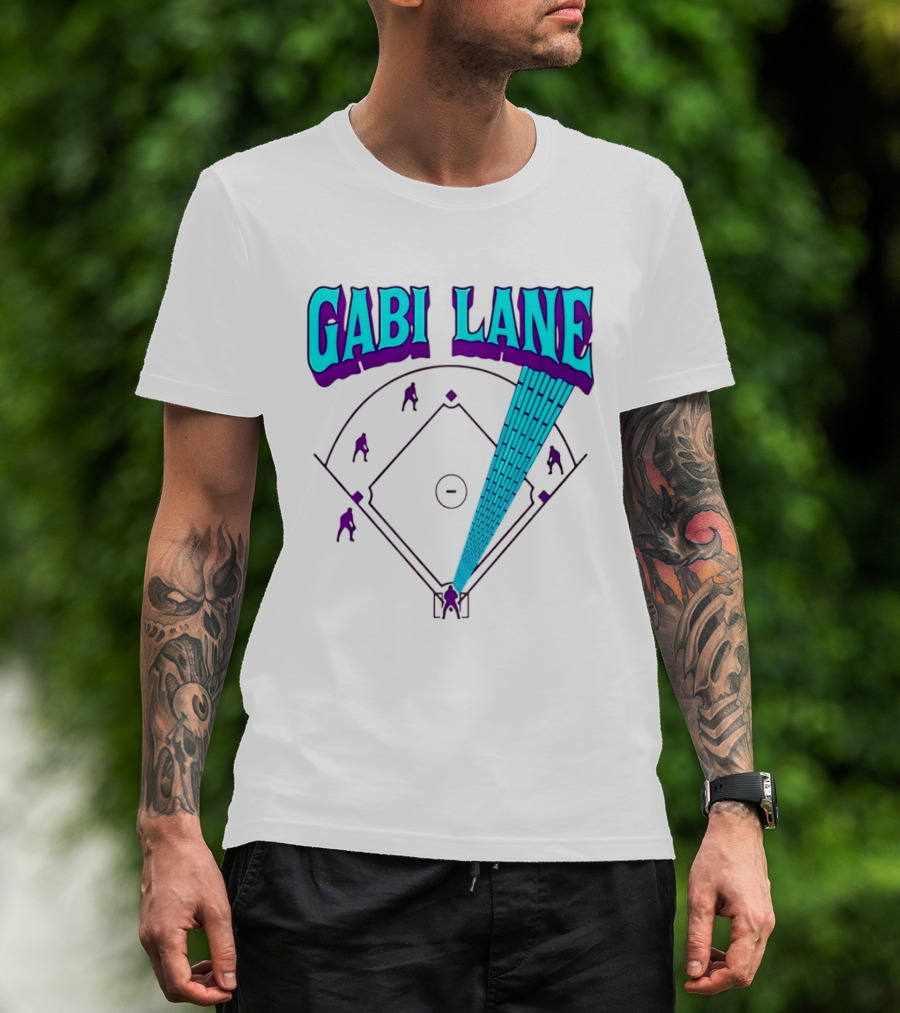 Gabi Lane Home Run Baseball Diamond T-Shirt