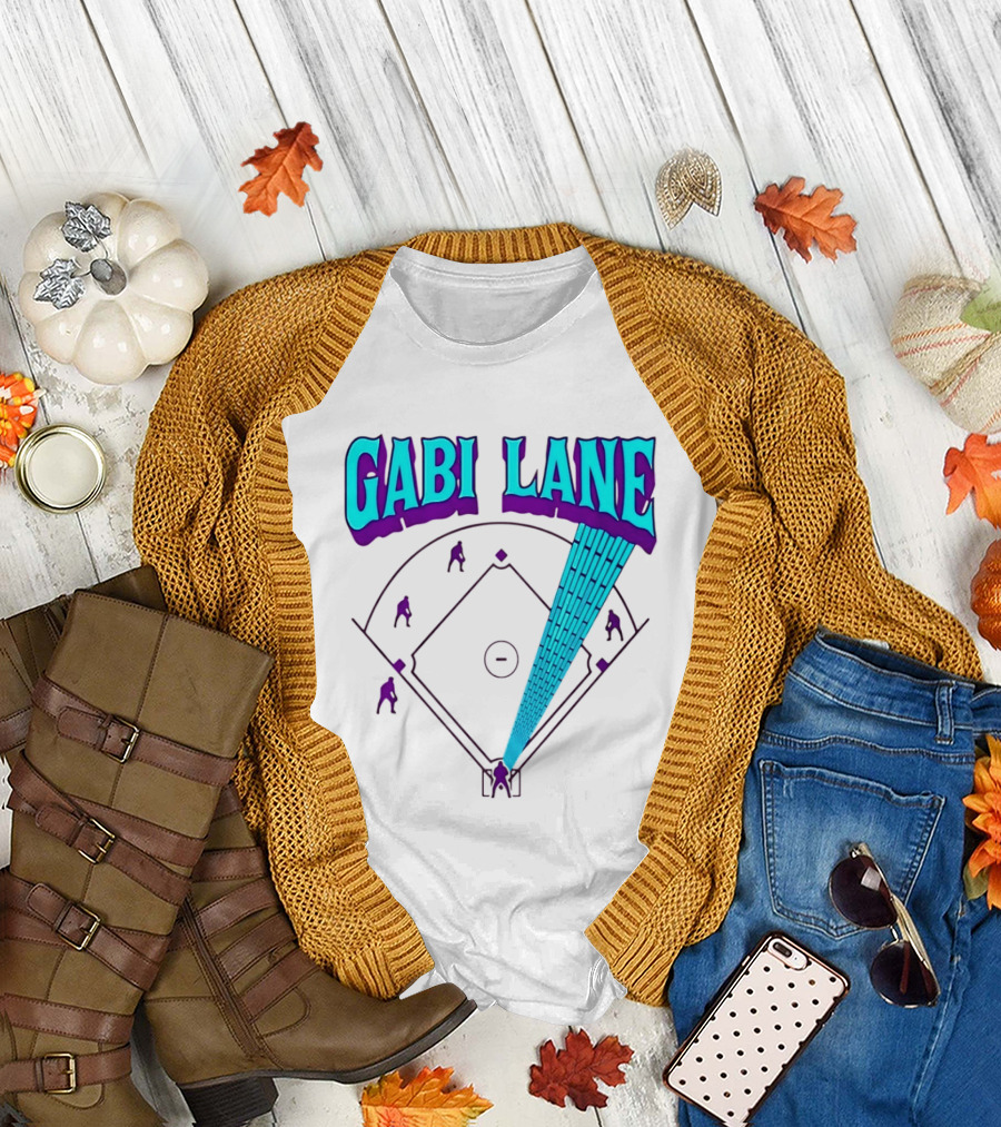 Gabi Lane Home Run Baseball Diamond T-Shirt