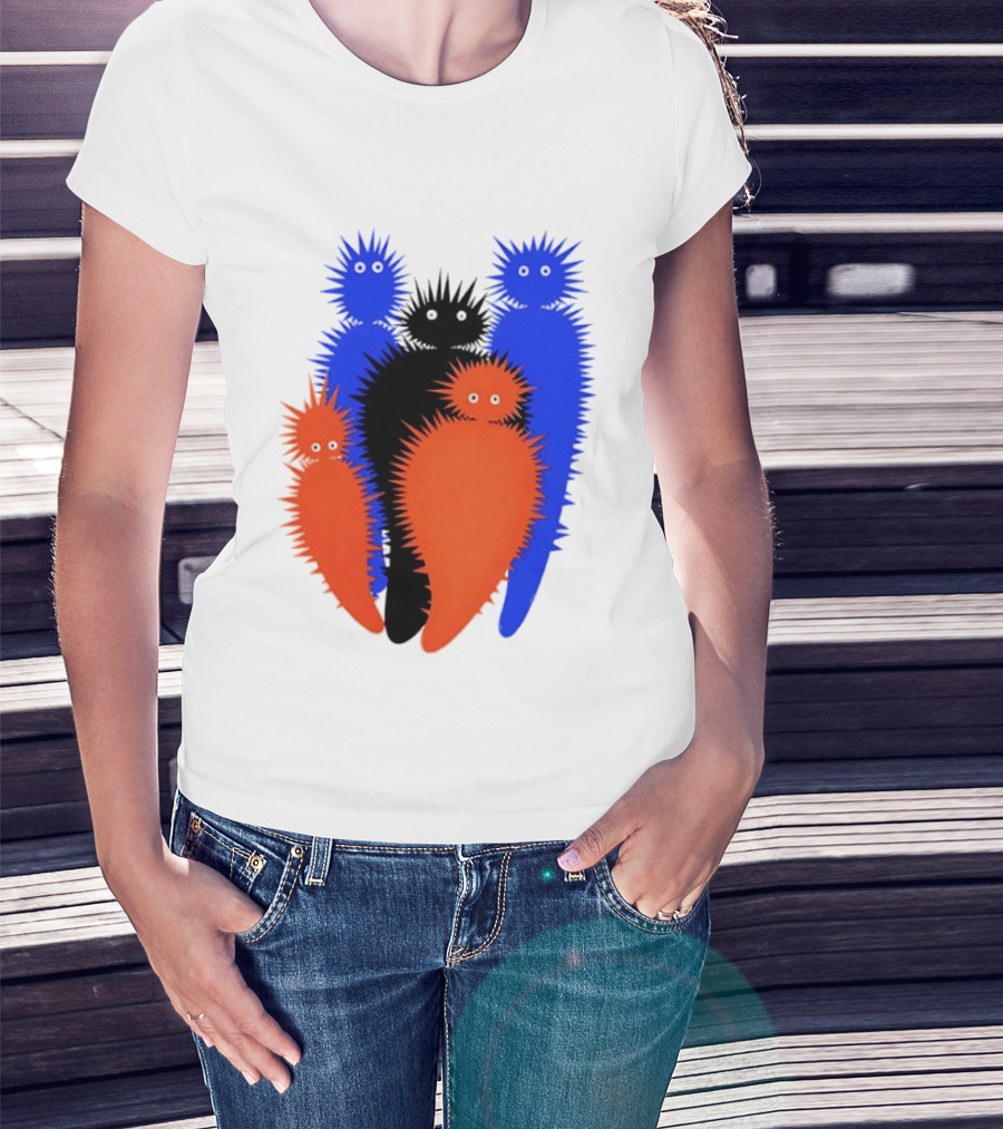 Hollerbaum And Schmidt Julius Klinger 1909 Spiky Colorful Creatures T-Shirt