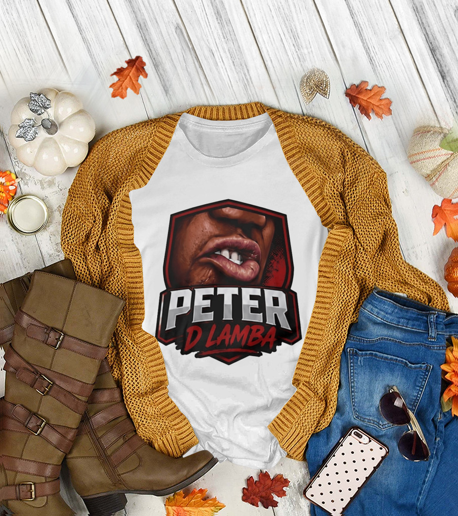 Peter D Lamba Nigerian Politics Satire Streetwear Bold Expression T-Shirt