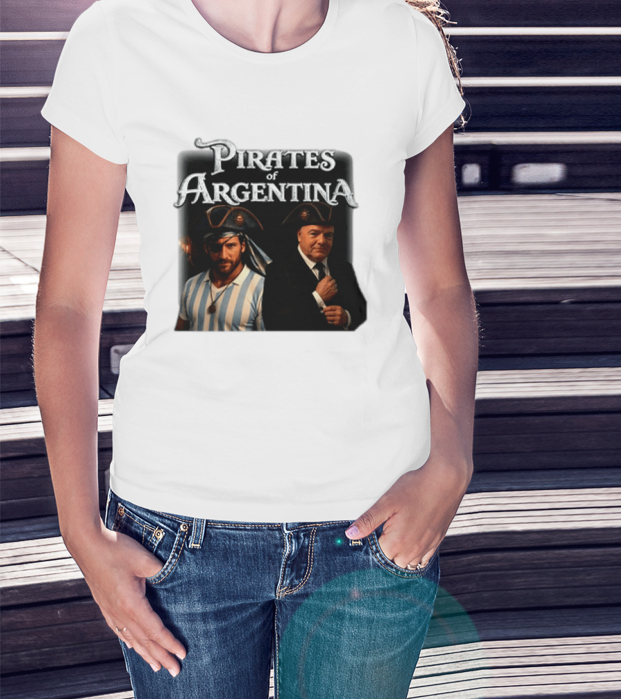 Pirates Of Argentina Messi Mashup Soccer Legend And Captain T-Shirt