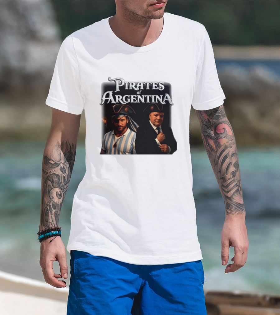 Pirates Of Argentina Messi Mashup Soccer Legend And Captain T-Shirt