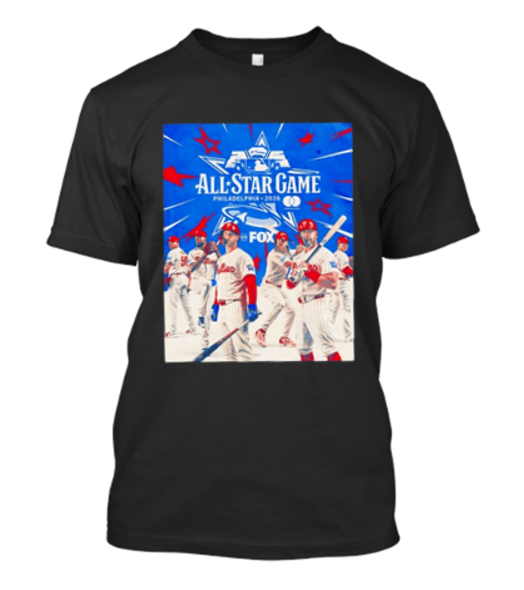 2026 All Star Game Philadelphia Phillies Major League Baseball FOX T-Shirt