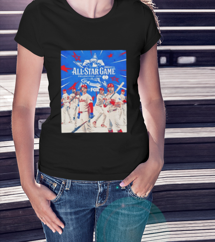 2026 All Star Game Philadelphia Phillies Major League Baseball FOX T-Shirt