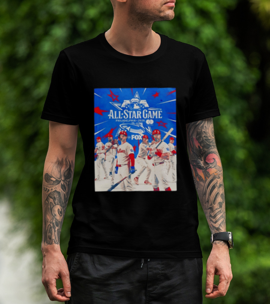 2026 All Star Game Philadelphia Phillies Major League Baseball FOX T-Shirt