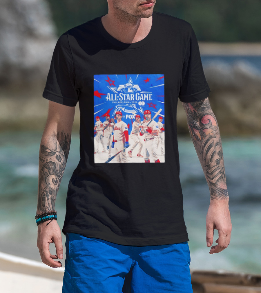 2026 All Star Game Philadelphia Phillies Major League Baseball FOX T-Shirt
