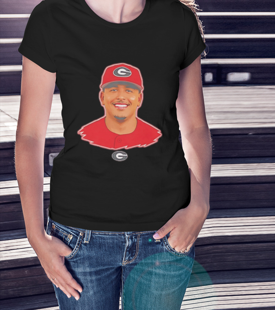 Bryce Calloway Georgia Bulldogs Baseball Cap And Jersey Sports Fan T-Shirt