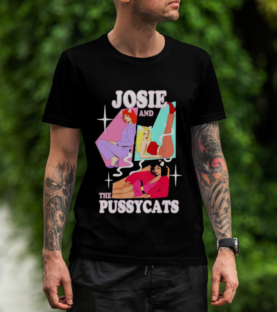 Josie And The Pussycats Valerie Brown Melody Valentine Vintage Cartoon Fashion T-Shirt