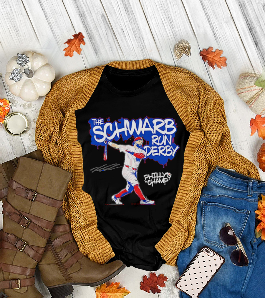 The Schwarb Run Derby Kyle Schwarber Philadelphia Phillies T-Shirt