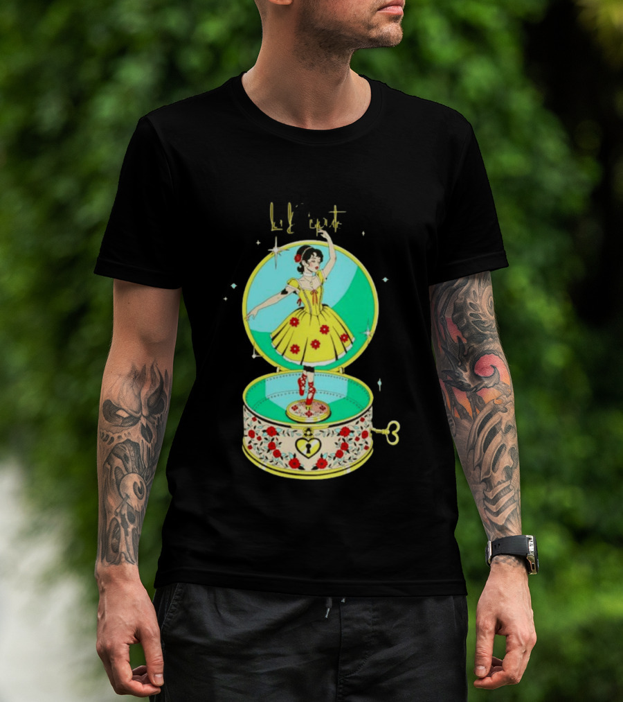 La Dispute Such Small Hands Ballerina Music Box Vintage Style Yellow Dress Flowers T-Shirt