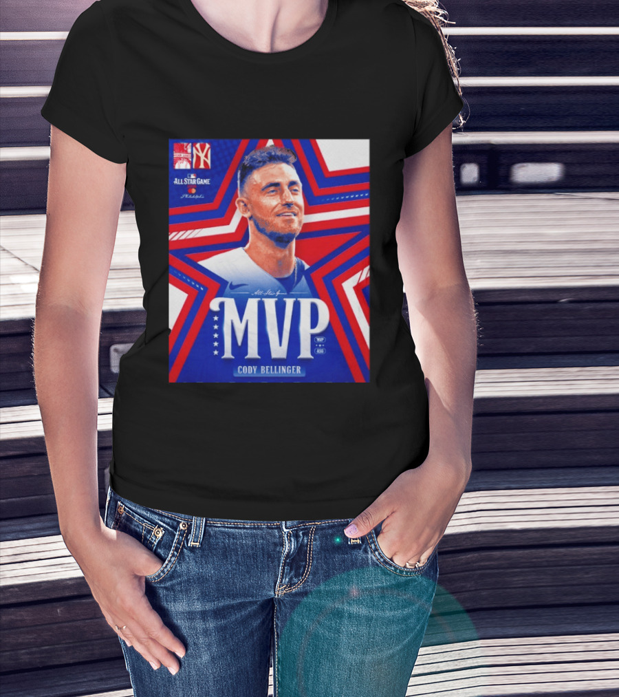 Cody Bellinger MVP 2026 MLB All Star Game Philadelphia Yankees Stars T-Shirt