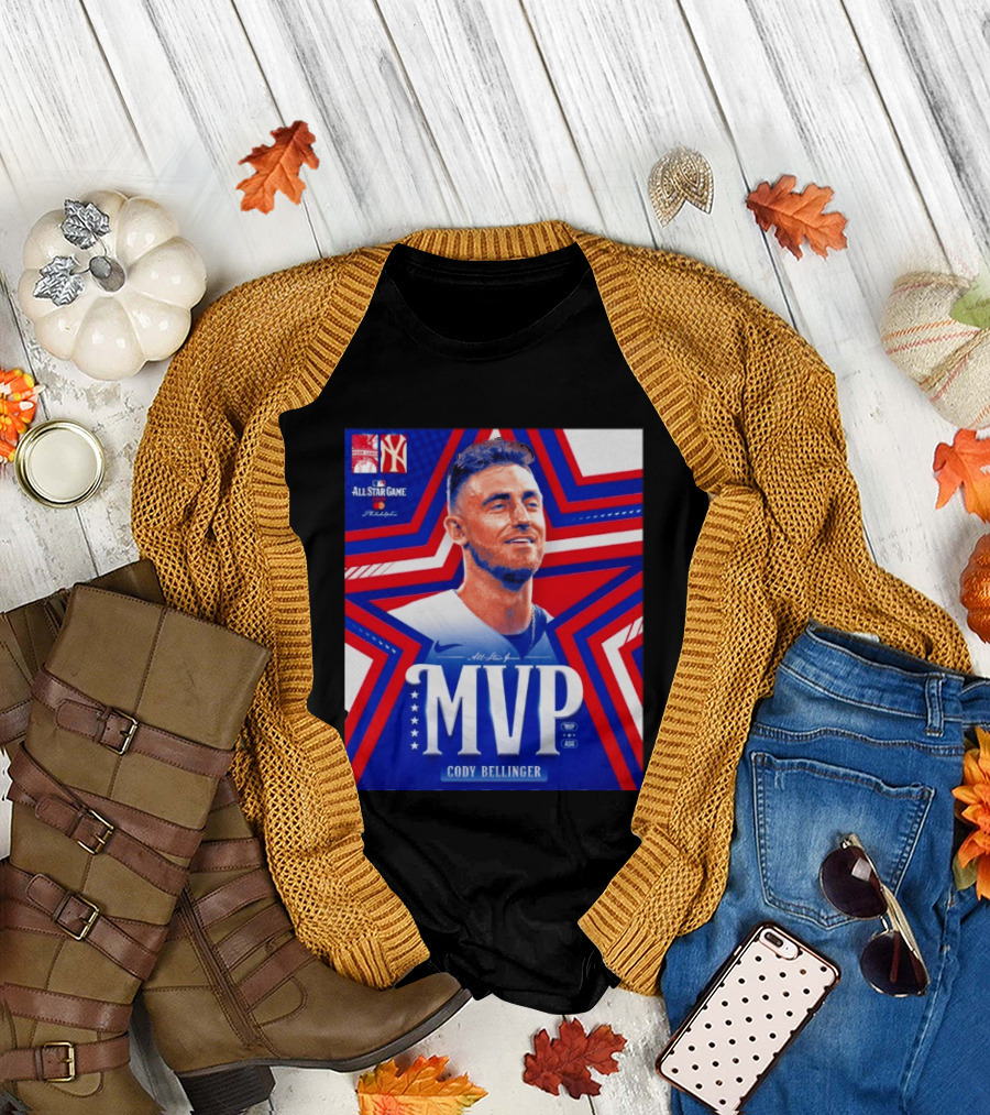Cody Bellinger MVP 2026 MLB All Star Game Philadelphia Yankees Stars T-Shirt