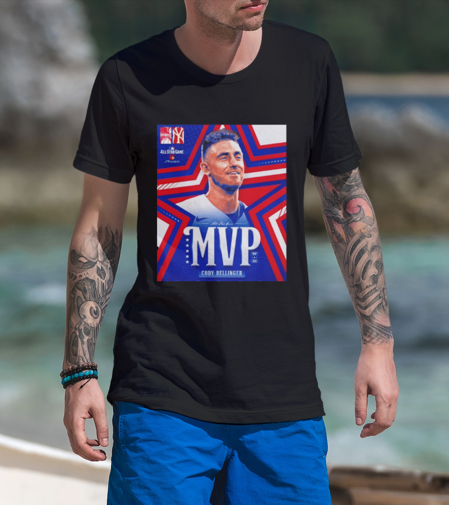Cody Bellinger MVP 2026 MLB All Star Game Philadelphia Yankees Stars T-Shirt