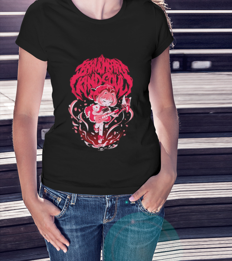 Sakura Kinomoto Braveheart Kind Soul Anime Magic Wand Girl T-Shirt