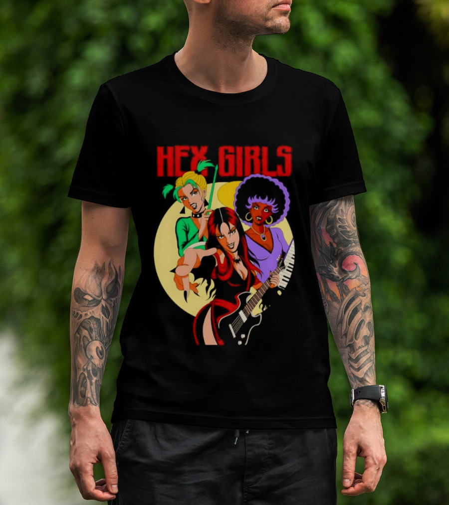 Hex Girls Scooby Doo Band Thorn Luna Dusk Animated Musical Trio T-Shirt