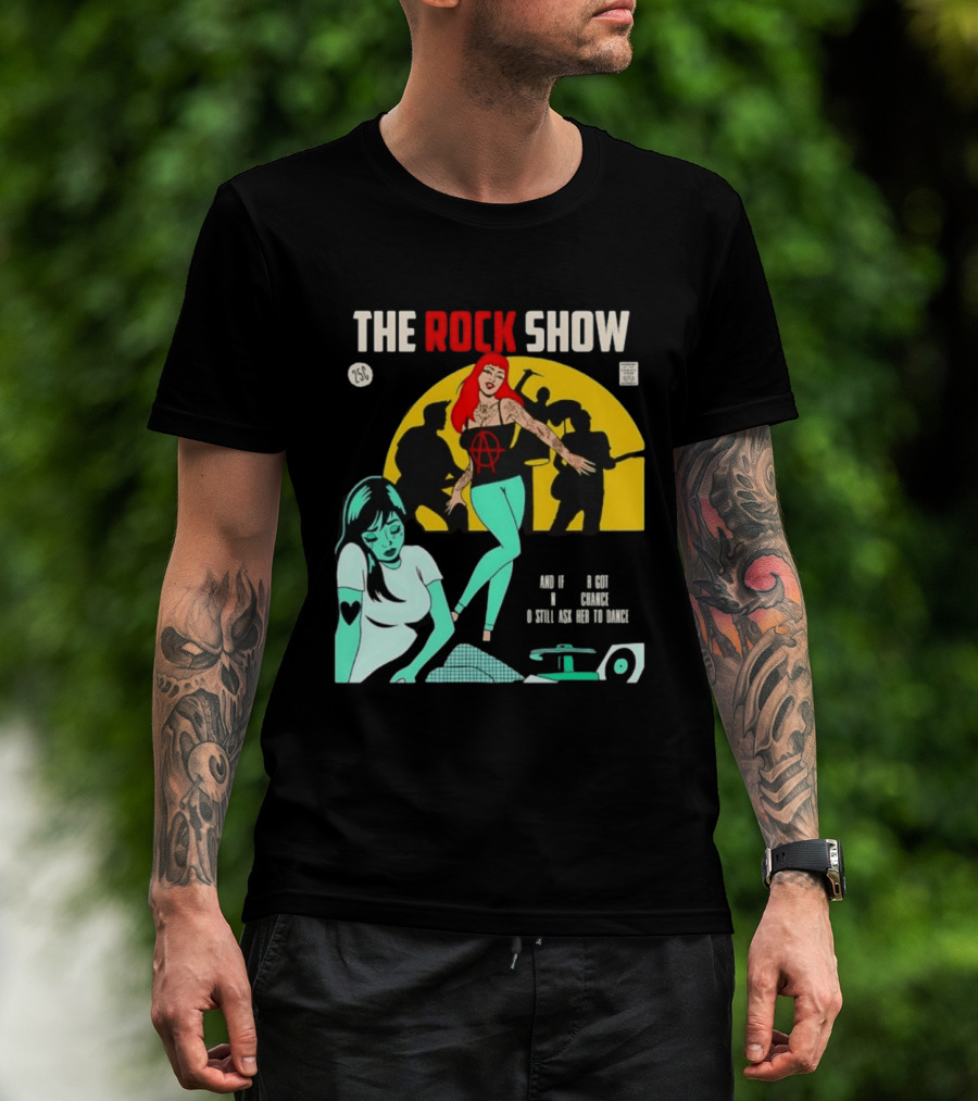 The Rock Show Comic Dance Chance Anarchy Girl Silhouette Scene T-Shirt
