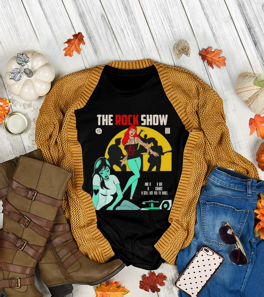The Rock Show Comic Dance Chance Anarchy Girl Silhouette Scene T-Shirt