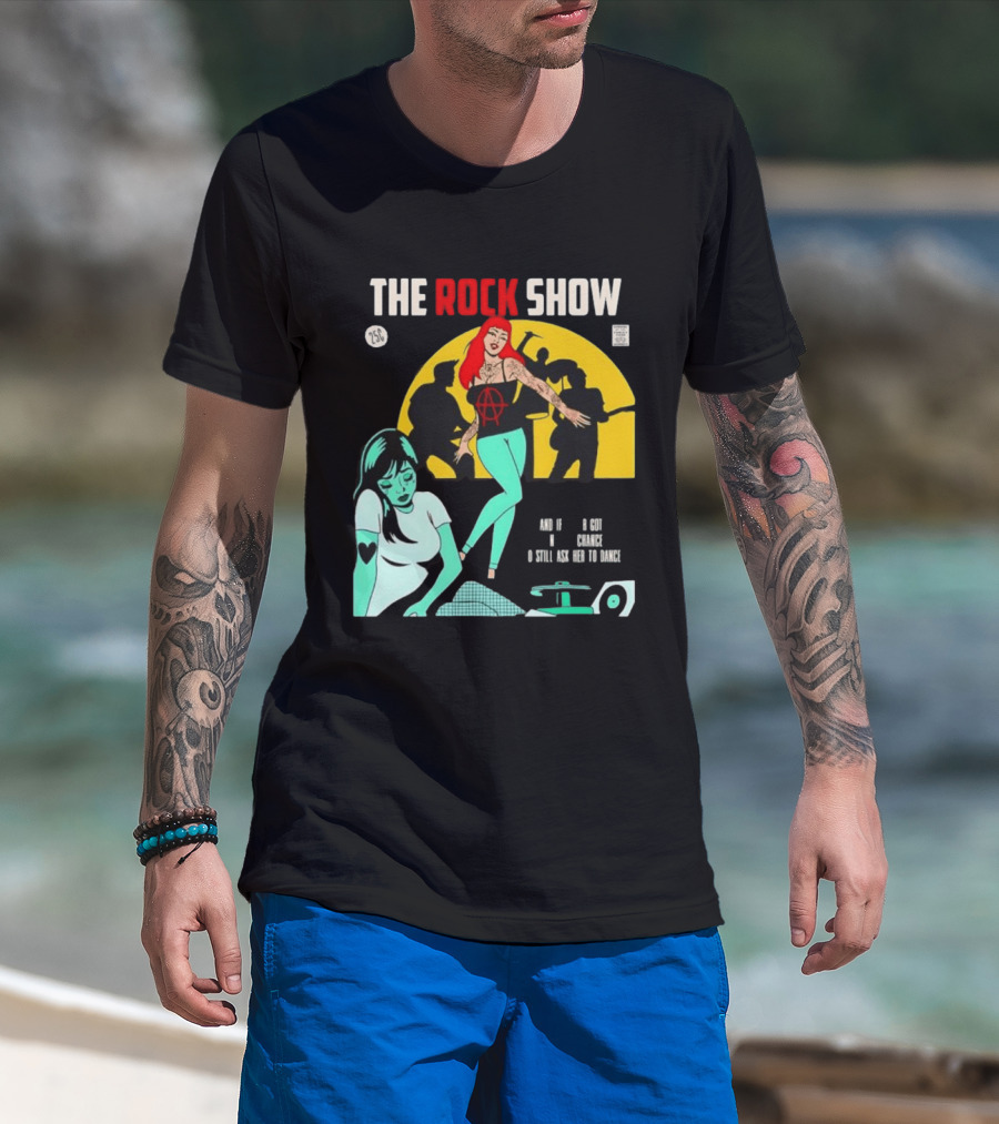 The Rock Show Comic Dance Chance Anarchy Girl Silhouette Scene T-Shirt