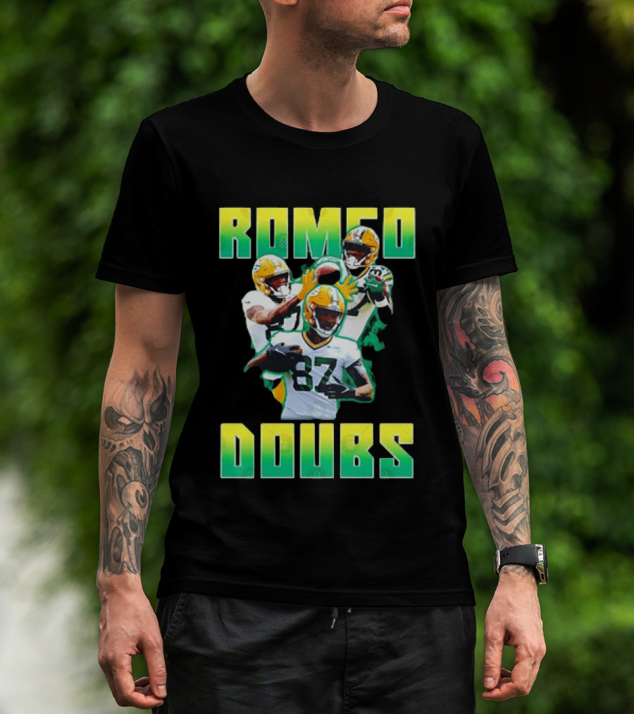 Green Bay Packers Football Romeo Doubs 87 Packers T-Shirt