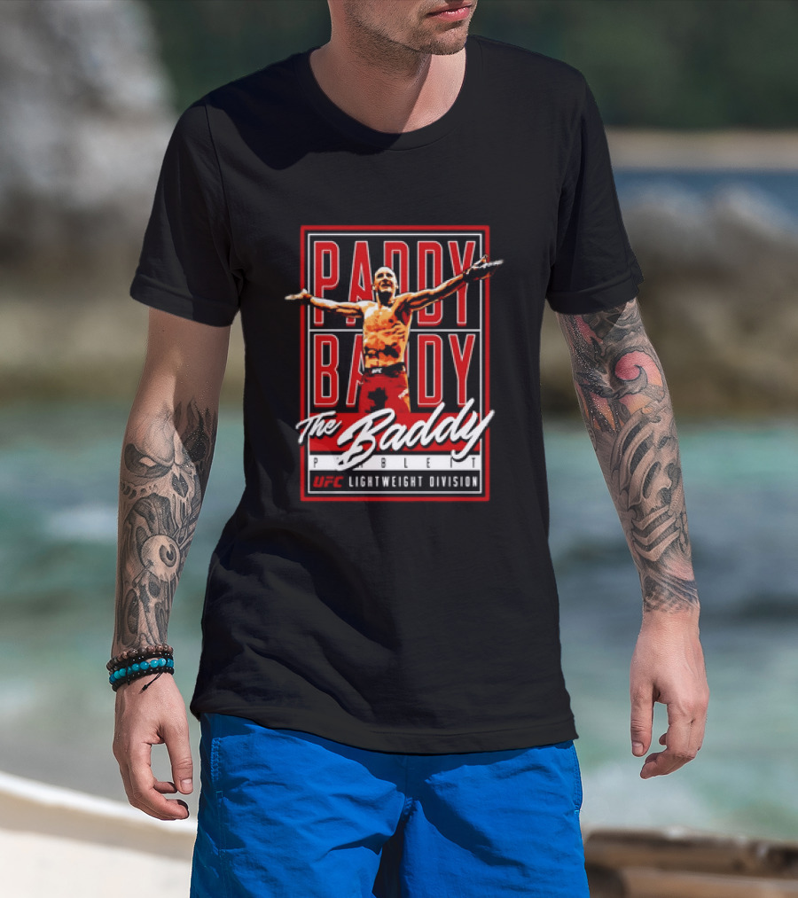 Paddy Pimblett The Baddy UFC Lightweight Division Fighter T-Shirt