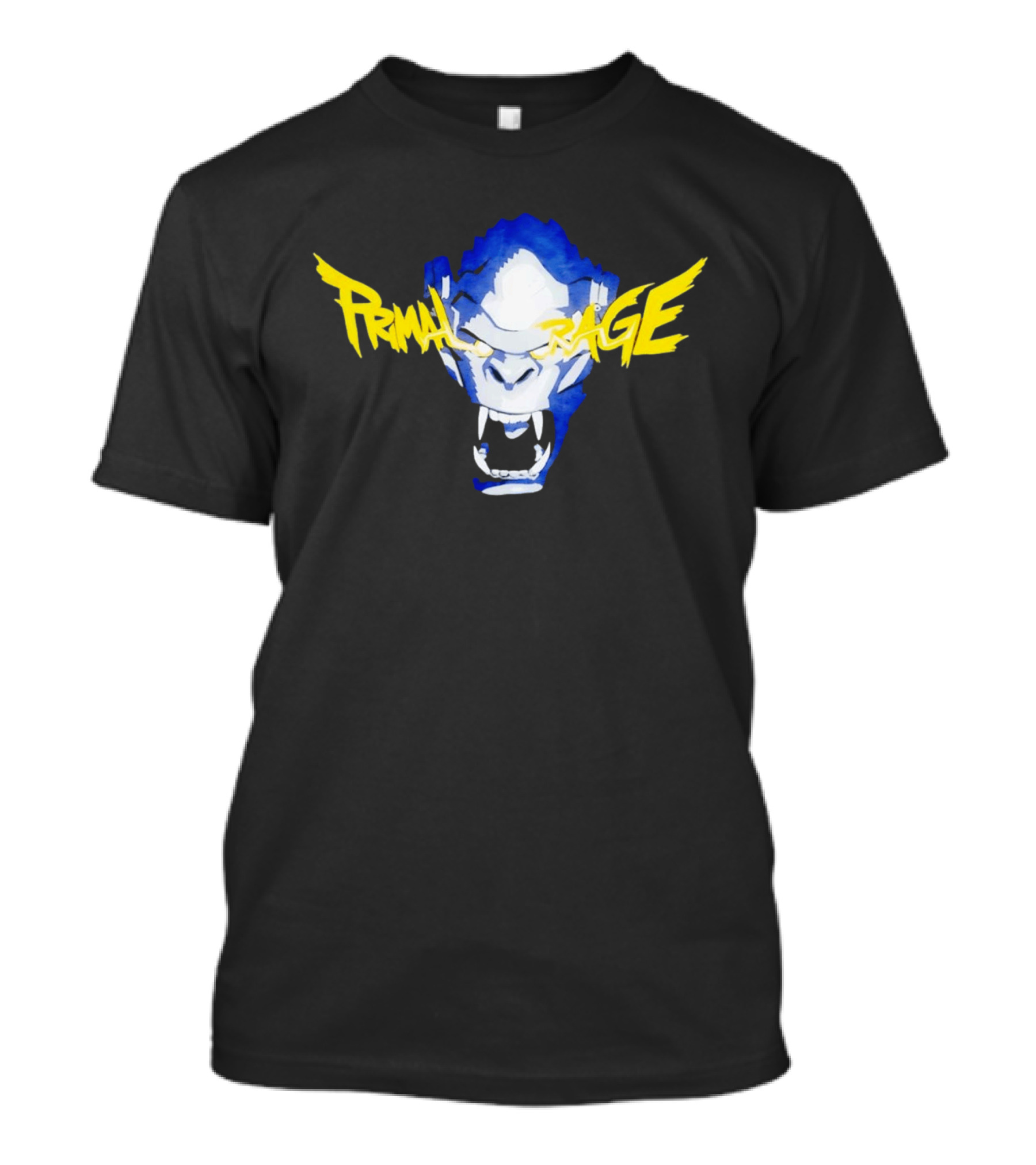 Primal Rage Roaring Gorilla Fierce Expression T-Shirt