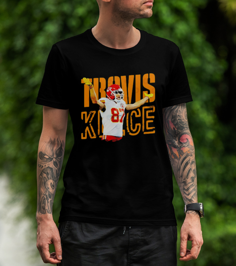 Travis Kelce 87 Kansas City Chiefs Football T-Shirt