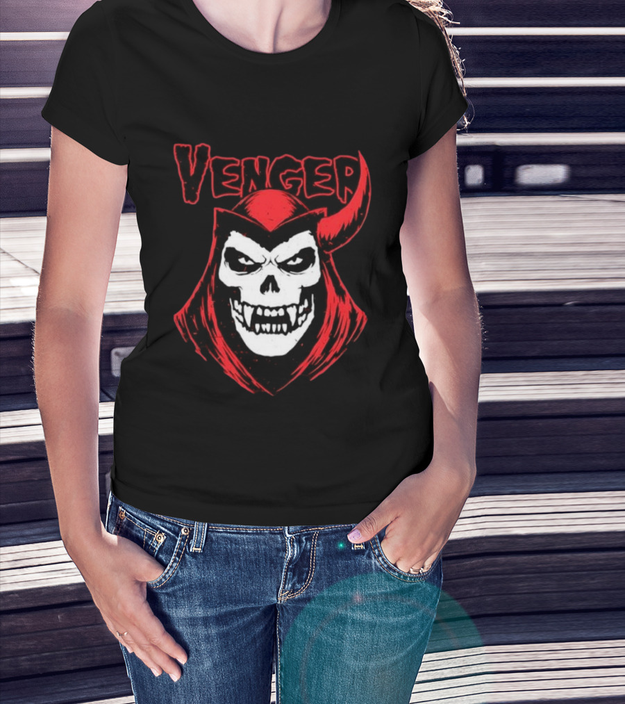 Venger Dungeons And Dragons Evil Villain Skull T-Shirt