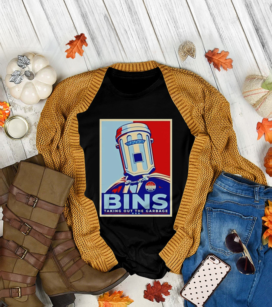 Binface Bins Hope Vote 2024 Taking Out The Garbage T-Shirt