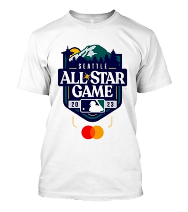 Seattle 2023 MLB All Star Game Baseball Mastercard T-Shirt