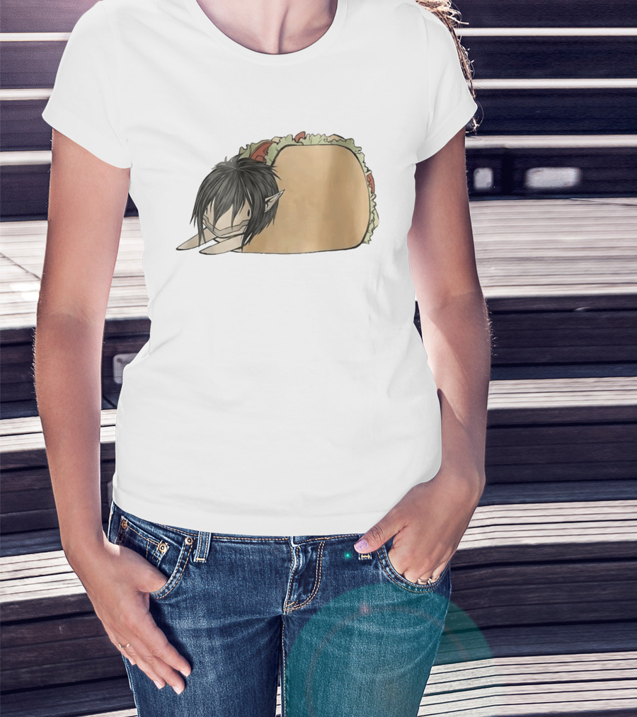 Attack On Titan A Taco On Titan Anime Mashup T-Shirt