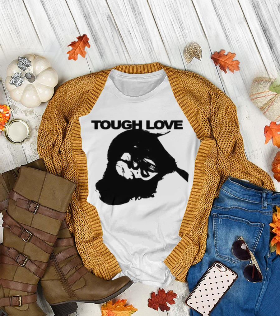 Tough Love Skull With Barbed Wire T-Shirt