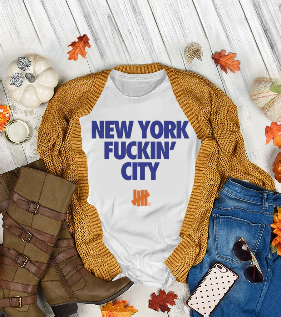 New York Knicks New York Fuckin' City Basketball 2026 NBA T-Shirt