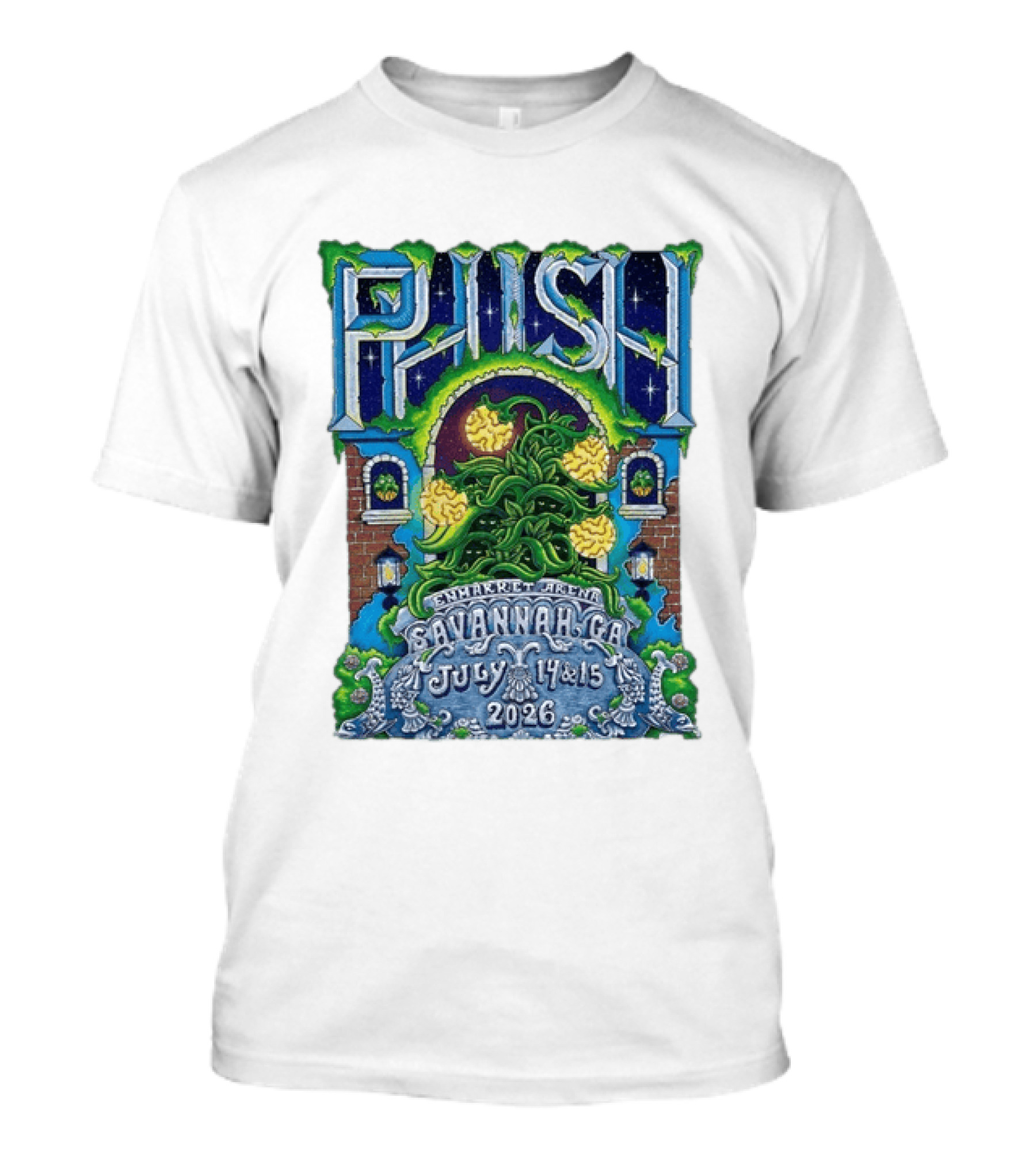 Phish Enmarket Arena Savannah Georgia July 14 15 2026 T-Shirt