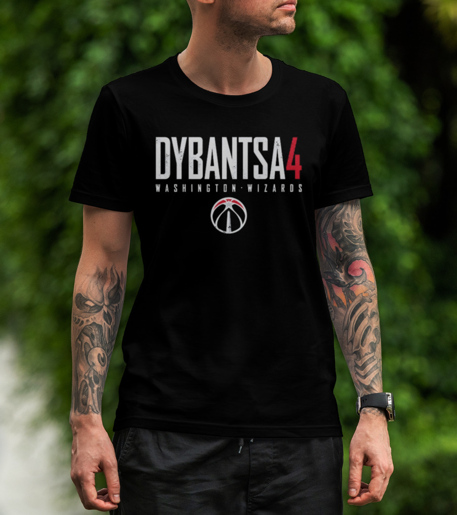 Dybantsa 4 Washington Wizards Basketball T-Shirt